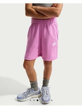 Nike Unisex Kids Fit Sportswear Club Fleece French Terry Shorts
